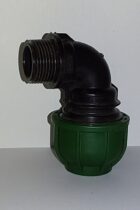 PE Winkel 90° mit Außengewinde / Brauchwasser / bis 10 bar