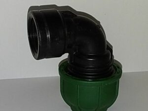 PE Winkel 90° mit Innengewinde / Brauchwasser / bis 10 bar