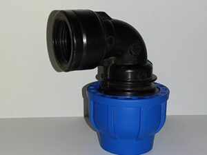 PE Winkel 90° mit Innengewinde / Trinkwasser / bis 16 bar