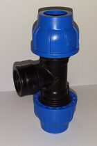 PE T-Stück mit Innengewinde / Trinkwasser / bis 16 bar