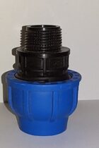 PE Kupplung mit Außengewinde / Trinkwasser / bis 16 bar
