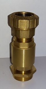 Pumpenanschluss mit Rückschlagventil
