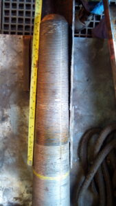 Taper Tap with 4,500inch Tbg. from 1162ft5